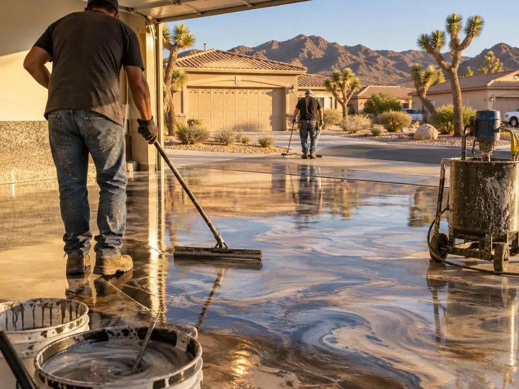 Metallic Epoxy Floors in Victorville, CA